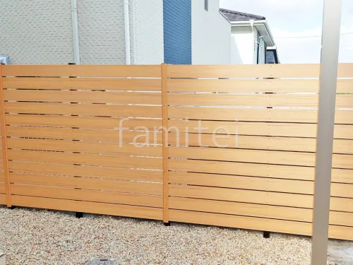 人工木・樹脂 フェンス（木調） F＆F マイティウッド ベーシック極 高尺タイプ 目隠し 木調・ラティス 樹脂