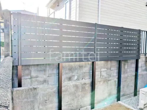 人工木・樹脂 フェンス（木調） F＆F マイティウッド ベーシック極 高尺タイプ 目隠し 木調・ラティス 樹脂