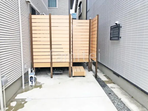 人工木・樹脂 フェンス（木調） F＆F マイティウッド ベーシック極 高尺タイプ 目隠し 木調・ラティス 樹脂