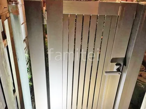 片開き 門扉 YKKAP シンプレオTS1型 たてスリット 