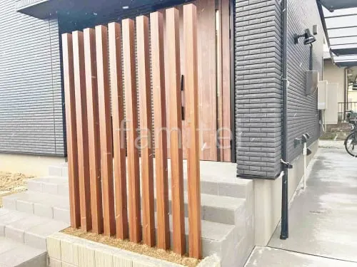 木製調デザインアルミ角柱 プランパーツ 角材