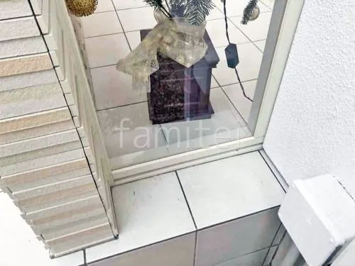 タイルデッキ 壁2面  LIXIL ホワイトバーチ ベーシック