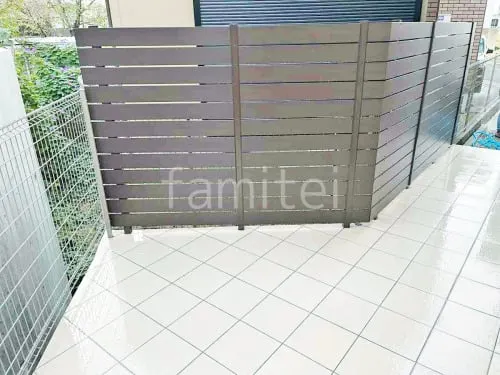 人工木・樹脂 フェンス（木調） F＆F マイティウッド ベーシック極 高尺タイプ 目隠し 木調・ラティス 樹脂