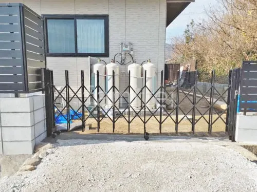 片開き 伸縮門扉 LIXIL セレビューMA型 