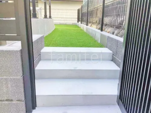 門柱 壁タイル貼り タカショー セラウォール RC杉板 郵便受け