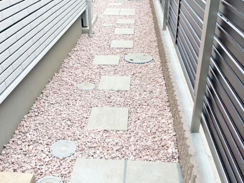 平板敷き ユニソン リビオ 化粧砂利 東洋工業 クラッシュストーンV