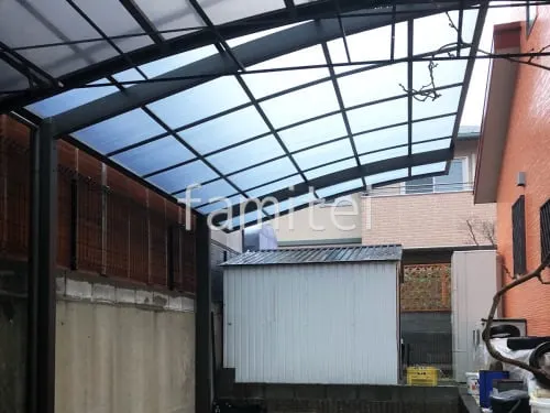 カーポート１台 （単棟） LIXIL ネスカＲ アール屋根