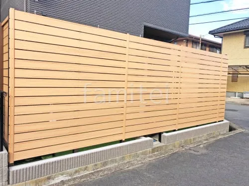人工木・樹脂 フェンス（木調） F＆F マイティウッド ベーシック極 高尺タイプ 目隠し 木調・ラティス 樹脂