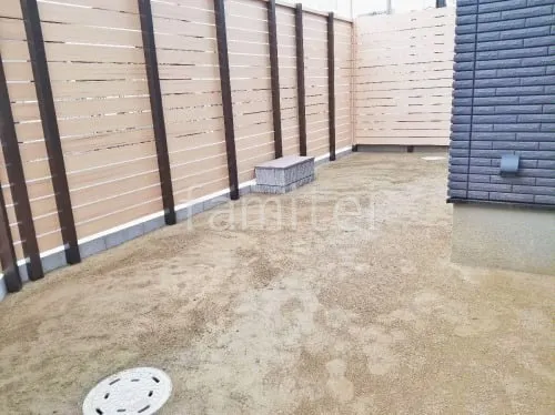 人工木・樹脂 フェンス（木調） F＆F マイティウッド ベーシック極 高尺タイプ 目隠し 木調・ラティス 樹脂