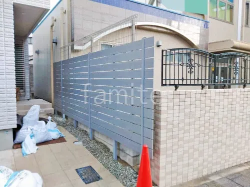 人工木・樹脂 フェンス（木調） F＆F マイティウッド ベーシック極 高尺タイプ 目隠し 木調・ラティス 樹脂