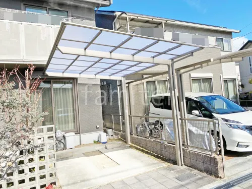 カーポート１台 （単棟） LIXIL ネスカＦ フラット屋根