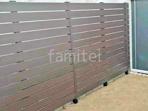 人工木・樹脂 フェンス（木調） F＆F マイティウッド ベーシック極 高尺タイプ 目隠し 木調・ラティス 樹脂