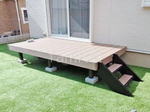 人工木デッキ  LIXIL 人工木 樹ら楽ステージ 