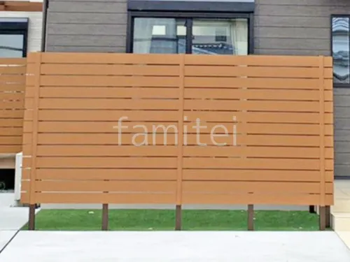 人工木・樹脂 フェンス（木調） F＆F マイティウッド ベーシック極 高尺タイプ 目隠し 木調・ラティス 樹脂