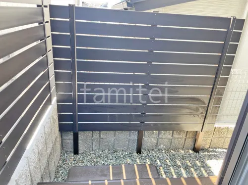 人工木・樹脂 フェンス（木調） F＆F マイティウッド ベーシック極 高尺タイプ 目隠し 木調・ラティス 樹脂