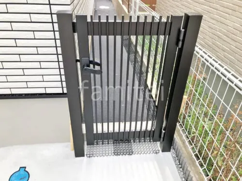 片開き 門扉 YKKAP シンプレオTB4型 たて格子 