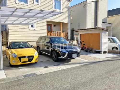 カーポート１台 （単棟） LIXIL ネスカＦ フラット屋根