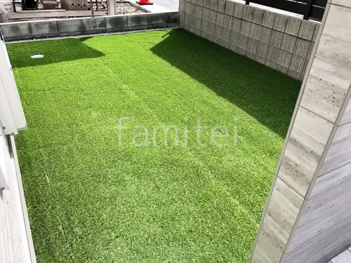 人工芝 防草シート加工 マツモト 人工芝 30mm 