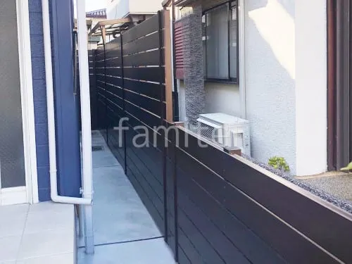 人工木・樹脂 フェンス（木調） F＆F マイティウッド ベーシック極 高尺タイプ 目隠し 木調・ラティス 樹脂