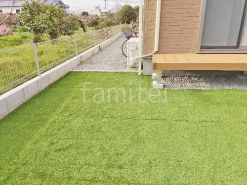 人工芝 防草シート加工 マツモト 人工芝 30mm 