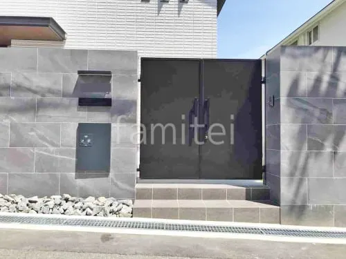 両開き 門扉 YKKAP エクスティアラFP1型 