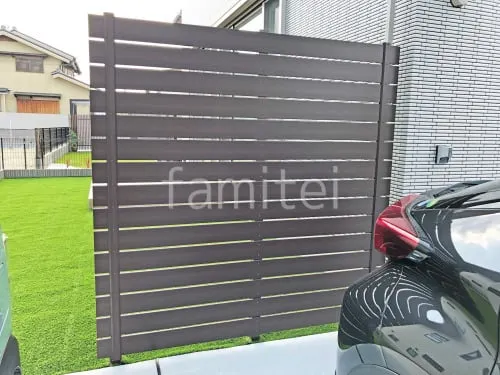 人工木・樹脂 フェンス（木調） F＆F マイティウッド ベーシック極 高尺タイプ 目隠し 木調・ラティス 樹脂