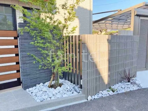 木製調デザインアルミ角柱 プランパーツ 角材