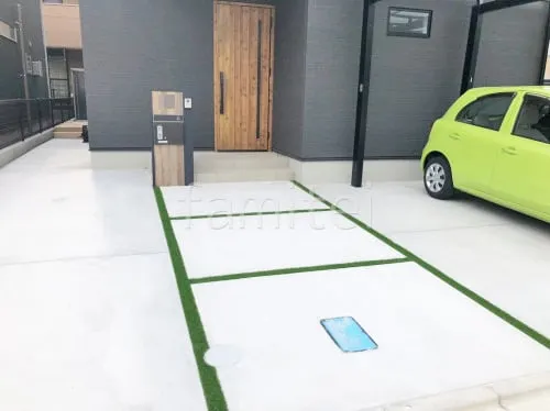 玄関アプローチ 土間コンクリート