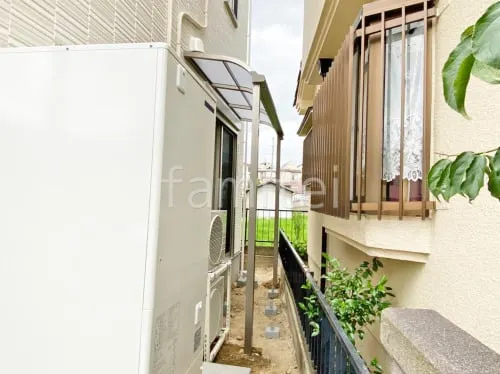 １階テラス屋根 （雨除け） LIXIL スピーネR アール屋根 スタンダード 壁付