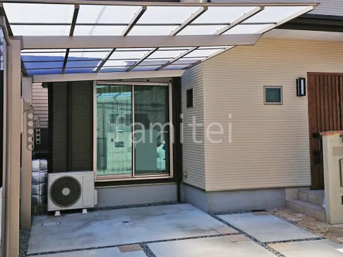 カーポート１台 （単棟） LIXIL ネスカＦ フラット屋根