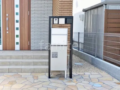 宅配ボックス門柱 （機能門柱 ） 三協アルミ フレムス クラシック1型 パターンB 