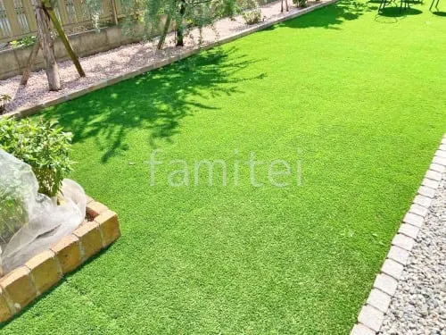 人工芝 防草シート加工 グリーンフィールド リアリーターフ ミドル 25mm 