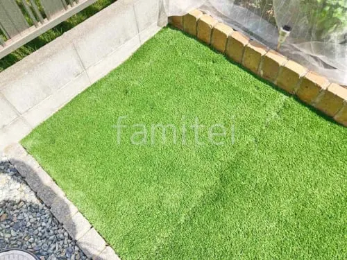 人工芝 防草シート加工 グリーンフィールド リアリーターフ ミドル 25mm 