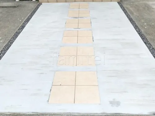 玄関アプローチ 土間コンクリート