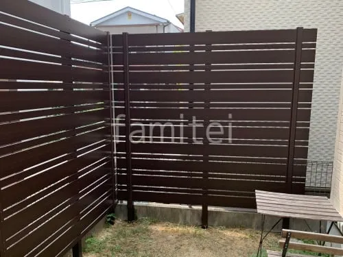 人工木・樹脂 フェンス（木調） F＆F マイティウッド ベーシック極 高尺タイプ 目隠し 木調・ラティス 樹脂