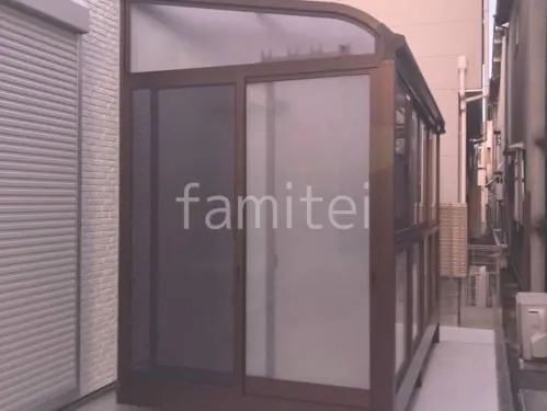 引き戸 樹脂デッキ サンルーム（テラス囲い） YKKAP ソラリアR アール屋根
