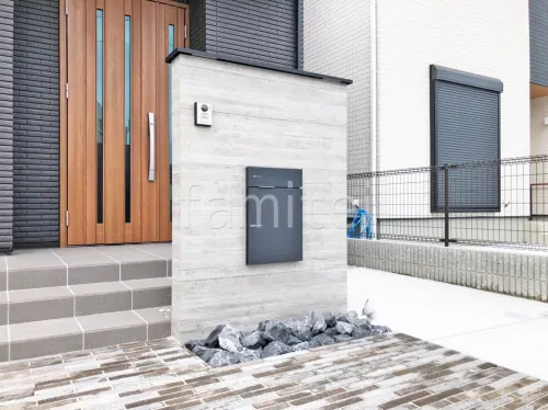 門柱 壁タイル張り タカショー セラウォール RC杉板 宅配