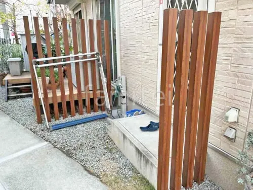 木製調デザインアルミ角柱 プランパーツ 角材