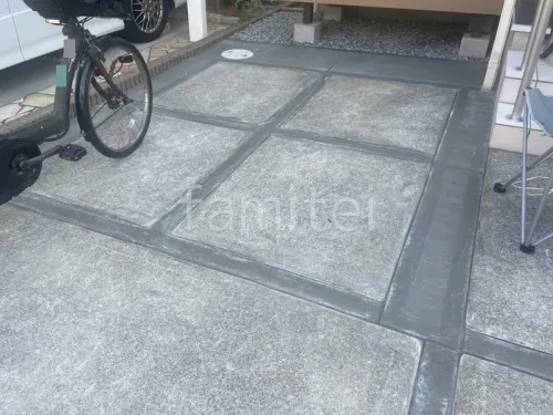 土間コンクリート 目地埋め