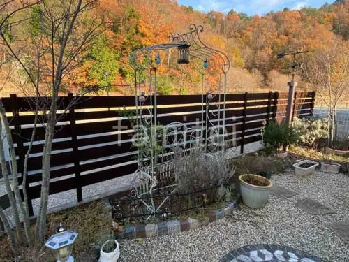 人工木・樹脂 フェンス（木調） F＆F マイティウッド ベーシック極 目隠し 木調・ラティス 樹脂