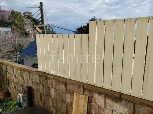 人工木・樹脂 フェンス（木調） F＆F マイティウッド ベーシック極 目隠し 木調・ラティス 樹脂