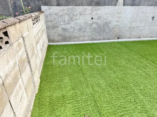 人工芝 防草シート加工 マツモト 人工芝 30mm 