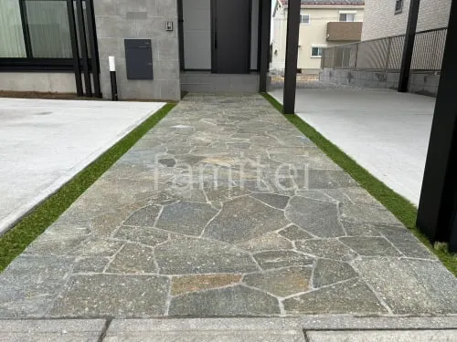 門柱 壁タイル張り タカショー セラレバンテ 郵便受けポスト ユニソン