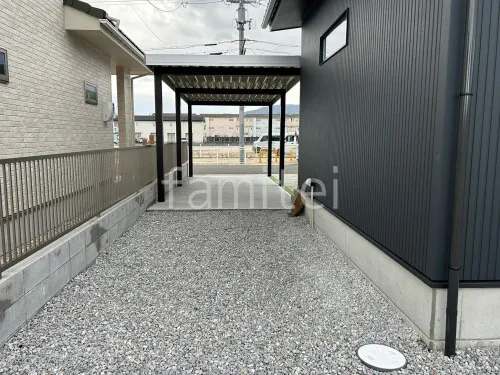 門柱 壁タイル張り タカショー セラレバンテ 郵便受けポスト ユニソン