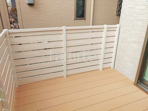 人工木・樹脂 フェンス（木調） F＆F マイティウッド デコll 高尺タイプ 目隠し 木調・ラティス 樹脂