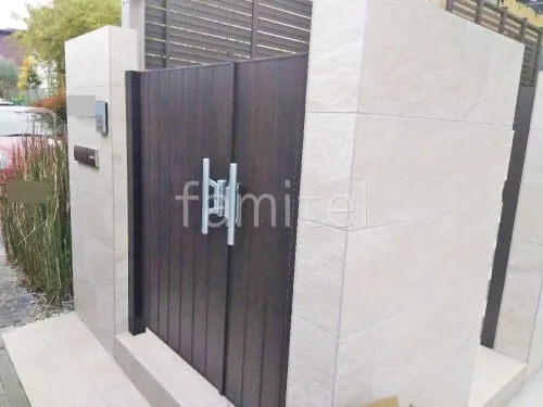 門柱 壁タイル貼り 名古屋モザイク モストロ