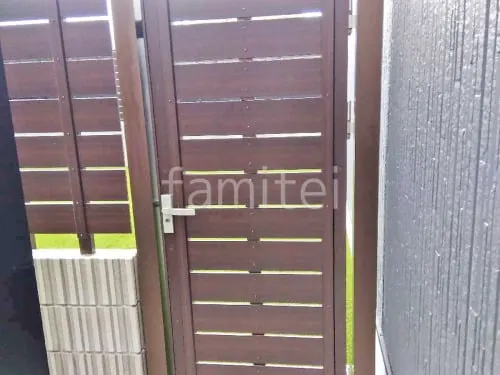 勝手口門扉 F&F マイティ門扉 タイプA 片開き