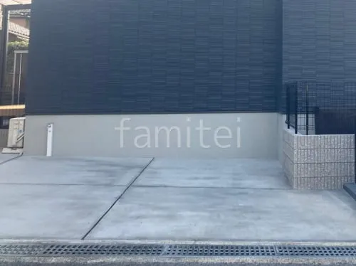 駐車場ガレージ床 土間コンクリート 伸縮目地