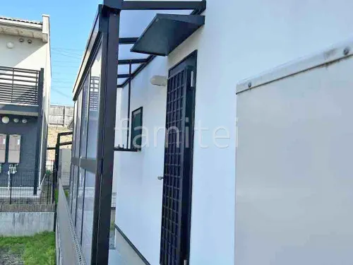 １階テラス屋根 （雨除け） YKKAP ソラリアF フラット屋根 スタンダード 壁付