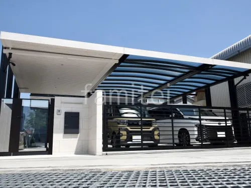 カーポート 三協アルミ Uスタイルアゼスト 3台用